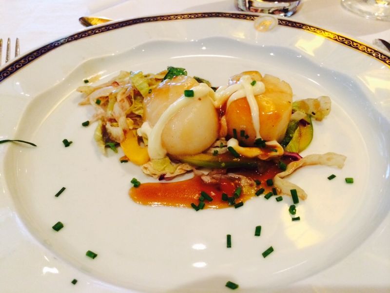 Grilled Scallops in Ginger Soy Glaze