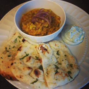 Lentils with Naan