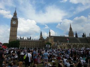 Protest in London and in my Home Town
