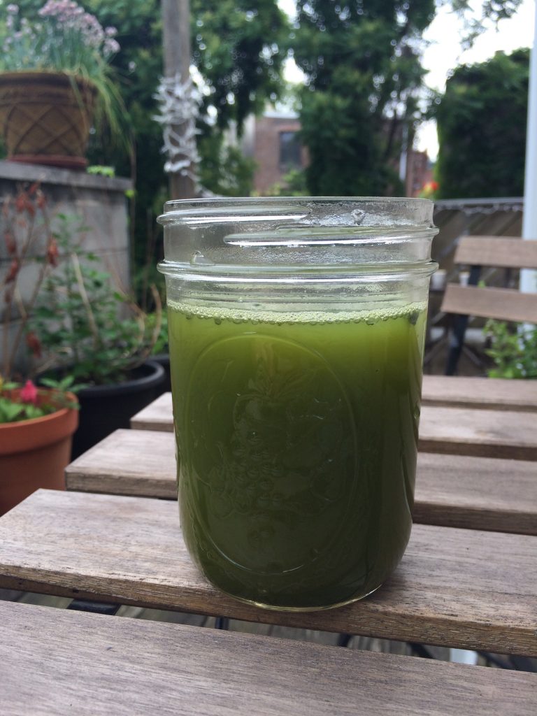 Jug green drink